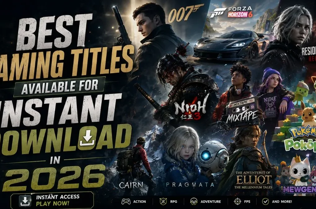 Best Gaming Titles Available for Instant Download in 2026