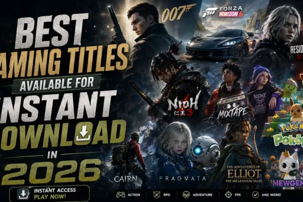 Best Gaming Titles Available for Instant Download in 2026