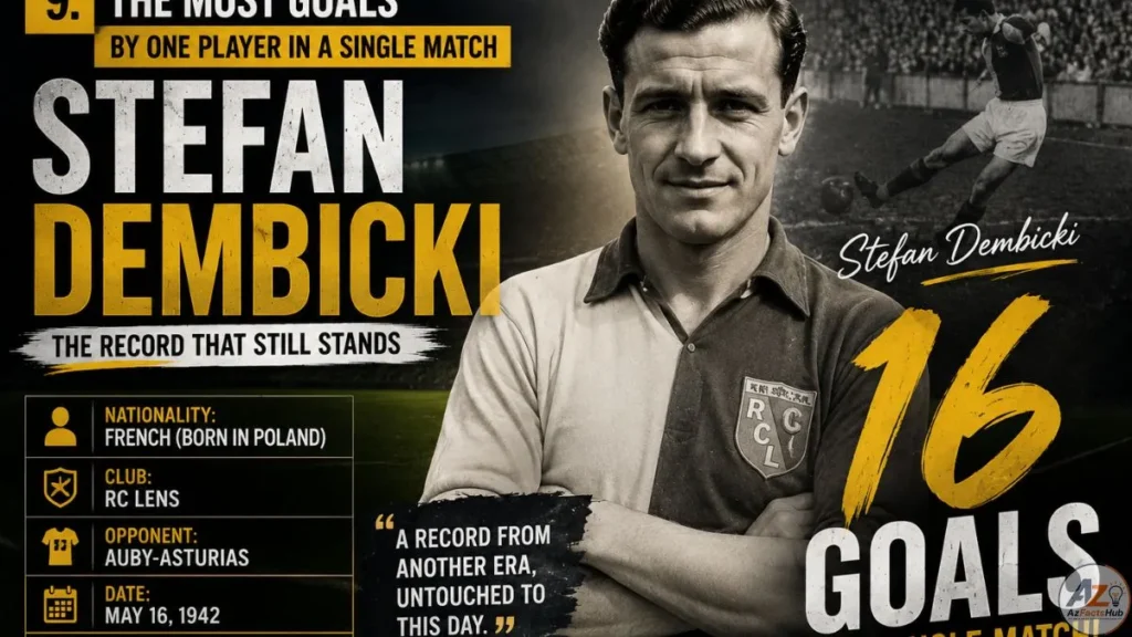 The Most Goals by One Player in a Single Match
