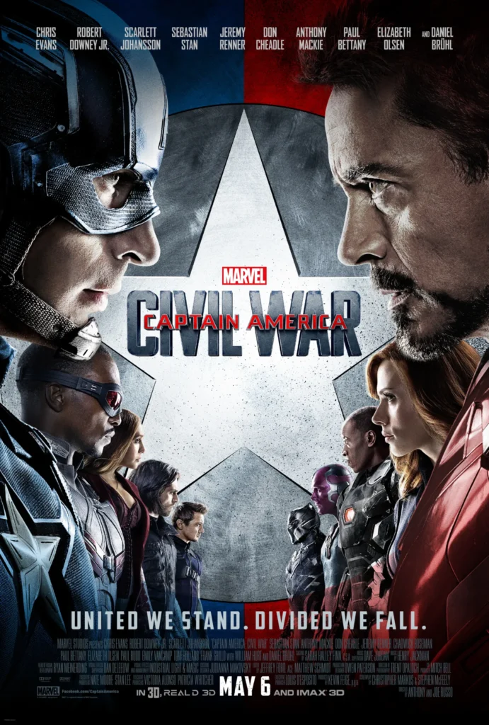 32. Captain America Civil War Offical Poster